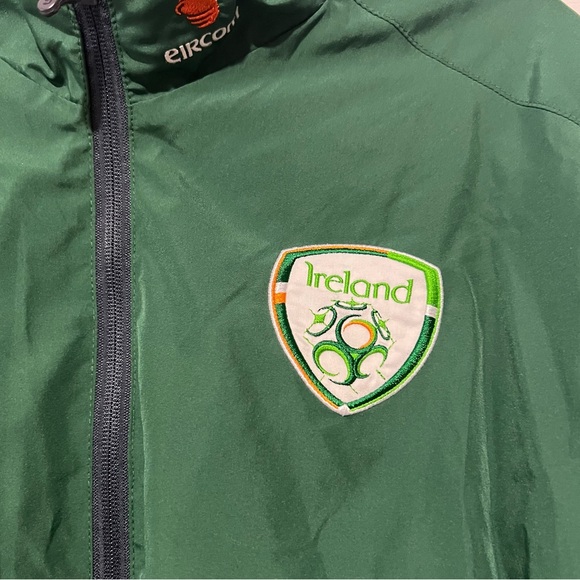 💗 Eircom - Ireland Green Zip Up Windbreaker Jacket - Picture 5 of 9
